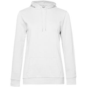 Толстовка с капюшоном женская Hoodie, белая, размер L