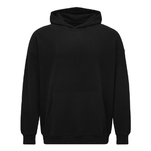 New Gen толстовка-кенгуру (худи) оверсайз велюр 350 г/м2 черный 2XL