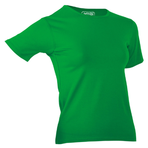 Футболка Ladies 180г/м кв. кругл.  ворот зеленый 2XL (48-50)