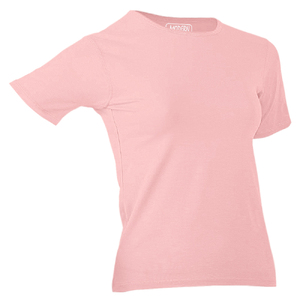 Футболка Ladies 180г/м кв. кругл.  ворот розовая 2XL (48-50)