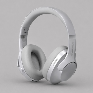 Беспроводные накладные наушники Stereo Ultra ANC, BT 5.4, ANC/ENC, 500мАч, серебристый, Deppa