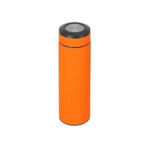 Вакуумный термос "Vacuum Flask C1", soft touch, 420мл, оранжевый
