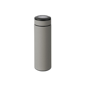 Вакуумный термос "Vacuum Flask C1", soft touch, 420мл, серый
