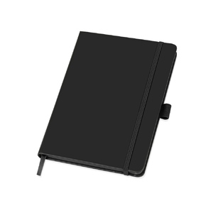 Блокнот Color edge A5, черный с логотипом