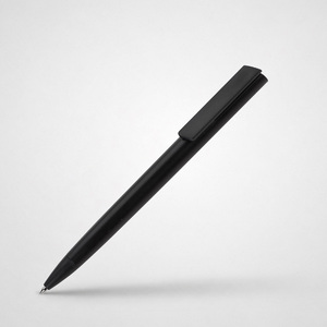 Ручка пластиковая шариковая "Taper Solid", матовый черный