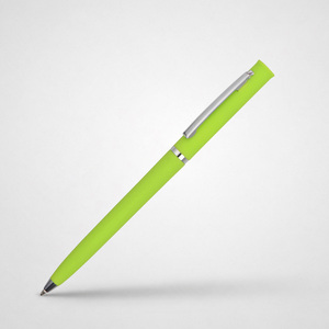 Ручка шариковая "Navi" soft-touch, зеленое яблоко