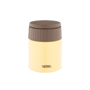 Термос из нерж. стали для еды тм THERMOS JBQ-400-BNN 0.4L, желтый с логотипом