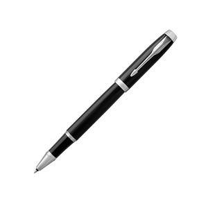 Ручка роллер «Parker IM Core Black CT», черный/серебристый с логотипом