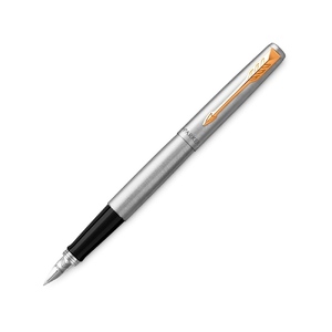 Перьевая ручка Parker Jotter Stainless Steel GT, Mblue