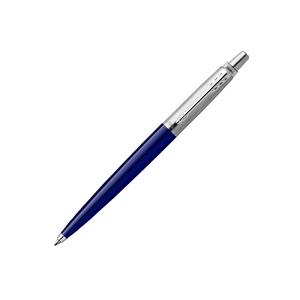 Шариковая ручка Parker Jotter ORIGINALS NAVY BLUE CT (2747C), стержень: M blue ЭКО-УПАКОВКА с логотипом