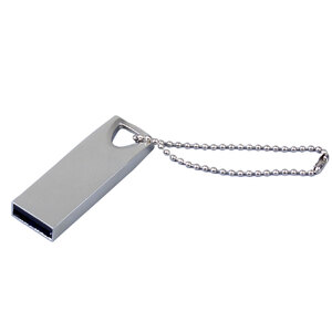 USB 3.0-флешка на 32 Гб с мини чипом, компактный дизайн, стильное отверстие для цепочки с логотипом