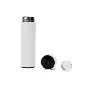 Термос FAMILY MARK LED, soft touch (Белый)