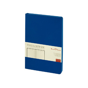 Ежедневник недатированный А5 "Megapolis Color Flex New", синий с логотипом
