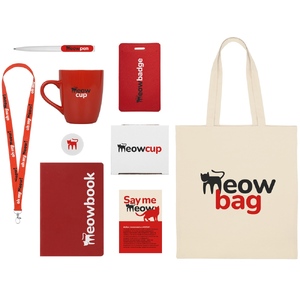 Welcome pack «Starter Bundle», красный с логотипом