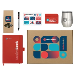 Welcome pack «Warm welcome», красный с логотипом