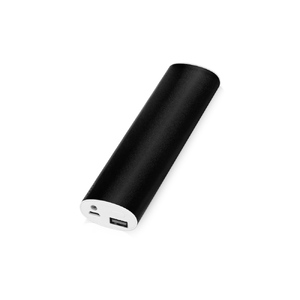Портативное зарядное устройство "Спайк", 8000 mAh, черный с логотипом