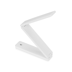 Складывающаяся настольная LED лампа "Stack", белый с логотипом