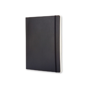 Записная книжка Moleskine Classic Soft (в линейку), ХLarge (19х25 см), черный с логотипом