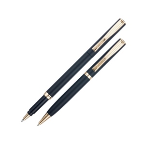 Набор Pierre Cardin PEN&PEN: ручка шариковая + роллер. Цвет - черный. Упаковка Е.