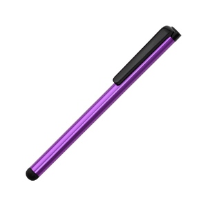 Стилус металлический Touch Smart Phone Tablet PC Universal, фиолетовый с логотипом