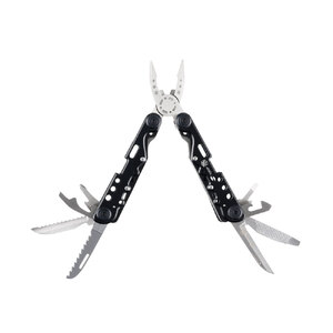 Мультитул Stinger, 105x40 мм, 13 функций, сталь, чёрно-серебристый, в комплекте нейлоновый чехол