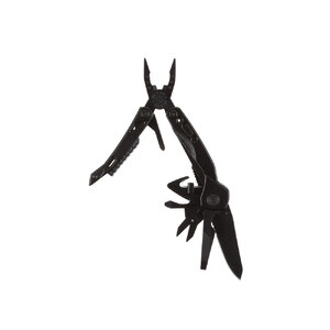 Мультитул Stinger, 105x45 мм, 13 функций, сталь, чёрный, в комплекте 9 насадок и нейлоновый чехол