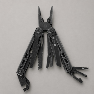 Мультитул Stinger, 116 х 25 мм, 16 функций, сталь, стоунвош, в картонной коробке, в комплекте нейлоновый чехол с логотипом