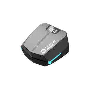 Игровая гарнитура Canyon DoubleBee GTWS-2, черный (CND-GTWS2B) с логотипом