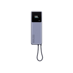 Внешний аккумулятор со встроенным кабелем Xiaomi 165W Power Bank 10000mAh (Integrated Cable) GL с логотипом