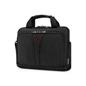 Сумка для ноутбука WENGER BC Free 14'', чёрный, 100% полиэстер, 35x26x6 см, 5 л с логотипом