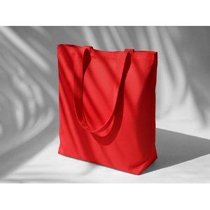 Сумка из хлопка «Carryme 105», красный с логотипом
