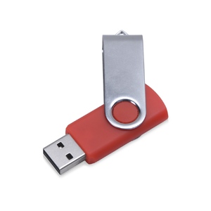 Флеш-карта USB 2.0 8 ГБ «Флэш С1», красный с логотипом