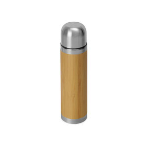 Вакуумный термос из бамбука "Ямал Bamboo" с логотипом