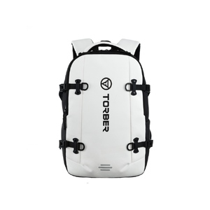 Рюкзак спортивный TORBER ЭКСТРИМ 18", белый/чёрный, 31 х 12 х 46 см, 17л