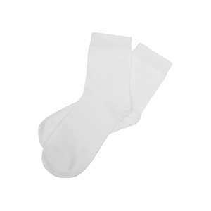 Носки Socks женские белые, р-м 25 с логотипом