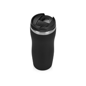 Термокружка "Mony Steel" 350 мл, soft touch, черный (Р)