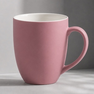 Кружка с покрытием soft-touch “Tulip Gum”, пыльно-розовый