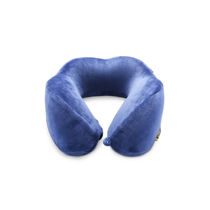Подушка для путешествий с эффектом памяти, с капюшоном "Hooded Tranquility Pillow", синий