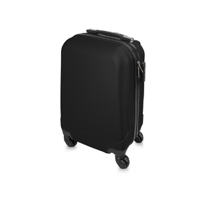 Чемодан Travel, черный (Р) с логотипом
