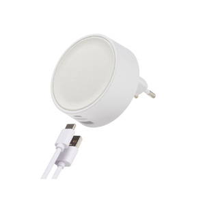 Адаптер питания USB Poweron, белый с логотипом