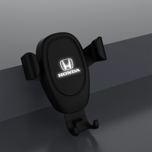 Автомобильное беспроводное (10W) зарядное устройство "Clamp SOFTTOUCH" с подсветкой логотипа, покрытие soft touch с логотипом