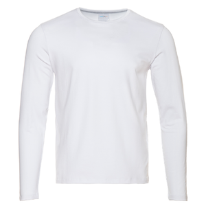Лонгслив STAN хлопок/эластан 180, 35, Белый,  (10/1)  (44/XS)