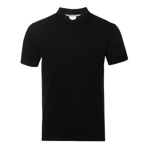 Рубашка поло унисекс STAN хлопок/эластан 200, 05, Чёрный,  (20)  (56/XXXL)