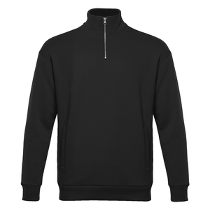 Толстовка STAN оверсайз на молнии, футер без начёса, 340, 102, Чёрный,  (20)  (44/XS)