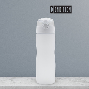Бутылка для воды AqualityBottle, 680мл (белый) с логотипом