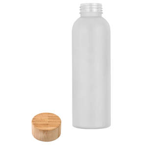 Бутылка для воды BAMBOO PET SOFT 550мл. Белая 6265.07 с логотипом