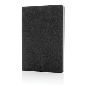 Блокнот Phrase из переработанных фетра и бумаги GRS, А5, 80 г/м² с логотипом