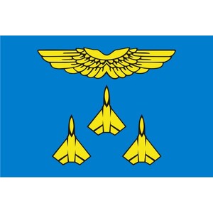 Флаг города Жуковский с логотипом
