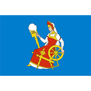Флаг города Иваново с логотипом