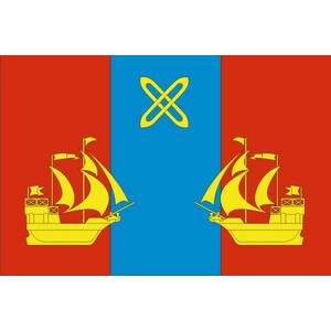 Флаг города Яхрома с логотипом